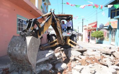 INICIAN MEJORA DE LA CALLE MADERO EN LA COMUNIDAD EL CUITZILLO