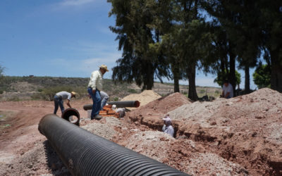 CONTINÚAN LABORES DE MEJORAMIENTO VIAL EN LA COLONIA MELCHOR OCAMPO