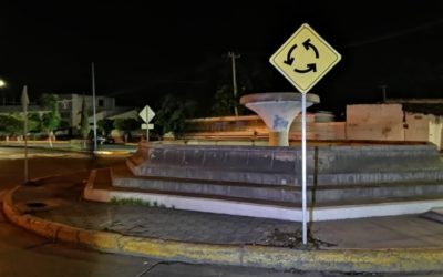 COLOCAN SEÑALAMIENTOS PREVENTIVOS EN LOS BULEVARES