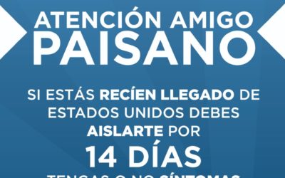 RECOMIENDAN A NUESTRAS PAISANOS POSPONER VIAJES A NUESTRO PAÍS