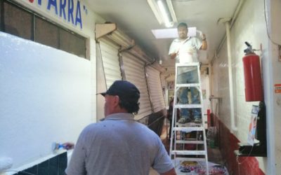 CONTINÚAN MEJORAS EN MERCADOS MUNICIPALES