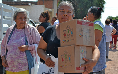 MEDIANTE GESTIÓN ANTE GOBERNADOR SE OBTIENEN MIL 100 DESPENSAS