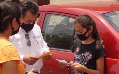 INICIA ENTREGA DE BECAS MUNICIPALES A DOMICILIO