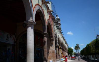 PINTAN PORTALES DEL CENTRO HISTÓRICO