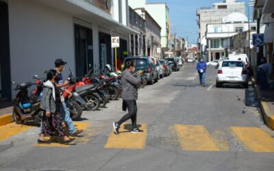 TRÁNSITO MUNICIPAL CELEBRA DÍA DEL PEATÓN CON CAMPAÑA INFORMATIVA