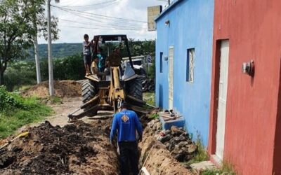 POR CONCLUIR TRABAJOS PARA HABILITAR RED DE AGUA POTABLE EN LA NUEVA BANQUETES