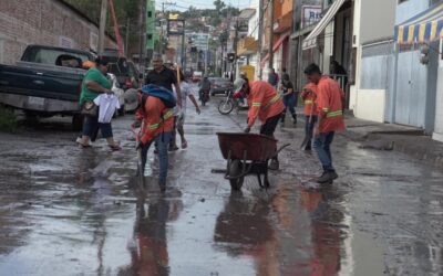 ATIENDE GOBIERNO MUNICIPAL COLONIAS AFECTADAS POR LLUVIA