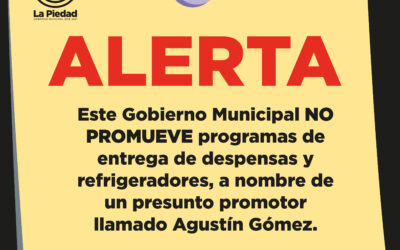 ALERTAN AUTORIDADES MUNICIPALES DE SUPUESTO PROGRAMA DE DESPENSAS Y REFRIGERADORES