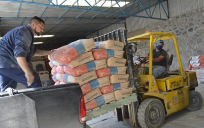 CONTINÚA LA ENTREGA DE MATERIALES DE CONSTRUCCIÓN