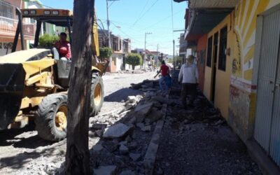 CONSTRUYEN DRENAJE Y LÍNEA DE AGUA POTABLE EN EJIDO LOS MORENO