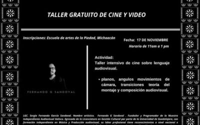 OFRECERÁN UN TALLER DE CINE Y VIDEO