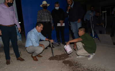 INAUGURAN RED Y LÍNEA DE CONDUCCIÓN DE AGUA POTABLE EN LA NUEVA BANQUETES