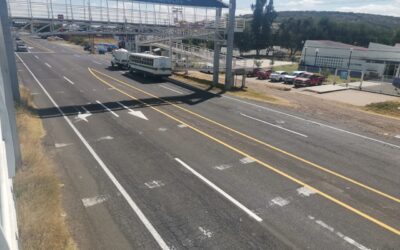 BALIZAN TRAMO CARRETERO EN LAS INMEDIACIONES DEL HOSPITAL REGIONAL