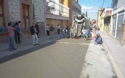 AVANCES EN LOS TRABAJOS DE LA CALLE MADERO