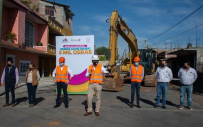 INICIAN OBRA DE PAVIMENTACIÓN EN LA CALLE CALZADA DE LOS INDIOS