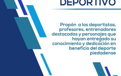 LANZAN CONVOCATORIA AL MÉRITO DEPORTIVO