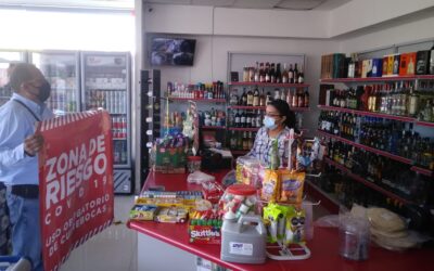 REFUERZAN CAMPAÑA SANITARIA EN NEGOCIOS CON MAYOR AGLOMERACIÓN