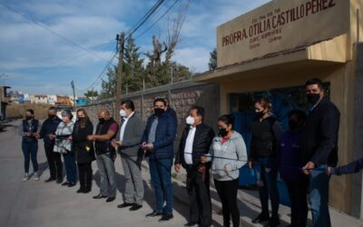 ENTREGA ALCALDE OBRAS DE MEJORAMIENTO EN ESCUELA PRIMARIA