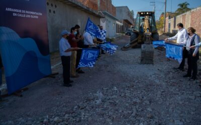 INICIAN TRABAJOS DE MEJORAMIENTO VIAL EN CALLE LOS OLIVOS