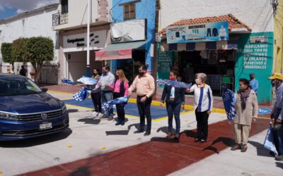 ABREN CIRCULACIÓN EN CALLE HIDALGO TRAS SER PAVIMENTADA