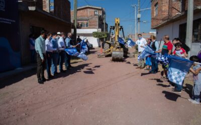 CONTINÚA EL MEJORAMIENTO URBANO EN COLONIAS DE LA PIEDAD