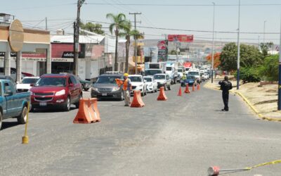 CIERRAN CIRCULACIÓN EN UN TRAMO DEL BULEVAR “LÁZARO CÁRDENAS”