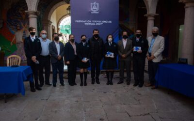 PREMIA ALCALDE A GANADORES DE EXPO-CIENCIA EN SU FASE MUNICIPAL