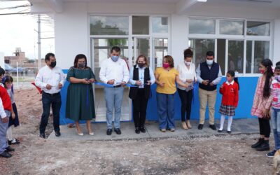 ENTREGAN AULA ESCOLAR EN PRIMARIA DE VILLAS DE LA LOMA