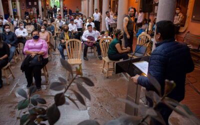 El ALCALDE SAMUEL HIDALGO RATIFICA COMPROMISO CON EL SECTOR CULTURAL