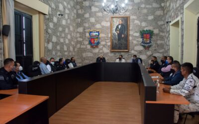 SE REÚNEN INTEGRANTES DE LA MESA DE SEGURIDAD OPERATIVA