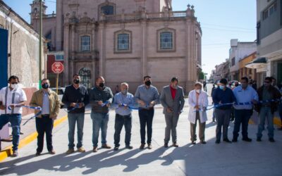 TRAMO DE LA CALLE JUÁREZ ABIERTO A LA CIRCULACIÓN VIAL