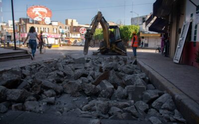 SE REALIZAN TRABAJOS DEL MEJORAMIENTO DE SERVICIOS BÁSICOS EN LA ZONA CENTRO