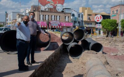 HAY AVANCES EN TRABAJOS QUE SE HACEN EN LA ZONA CENTRO