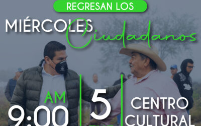 INICIA MIÉRCOLES CIUDADANO EN EL MUNICIPIO DE LA PIEDAD
