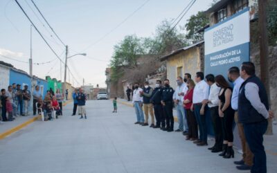 MEJORAS EN LA CALLE PEDRO ACEVES DE LA COLONIA BANQUETES