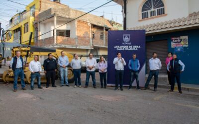 ARRANCAN PAVIMENTACIÓN DE SEGUNDA ETAPA DE LA AVENIDA COAHUILA