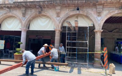REHABILITAN EL PORTAL MORELOS DEL CENTRO HISTÓRICO DE LA PIEDAD