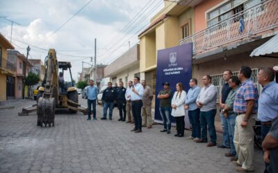 COLONIA TRES ESTRELLAS Y EJIDO LOS MORENOS BENEFICIADAS EN CONSTRUCCIÓN DE OBRAS