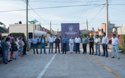 SE INAUGURA CALLE VIOLETAS EN FRACCIONAMIENTO EL CUITZILLO