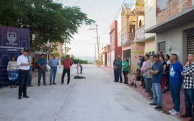 PRESIDENTE DE LA PIEDAD INAUGURA CALLE EN EJIDO LOS MORENO