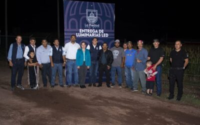 INSTALAN LÁMPARAS LED EN COMUNIDADES DE LA PIEDAD