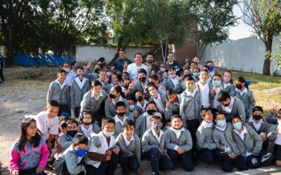 CONTINÚAN TRABAJOS A FAVOR DE ESCUELAS, COMUNIDADES Y COLONIAS