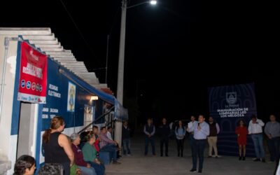 LOS AYALA Y LOS MELGOZA COMUNIDADES BENEFICIADAS CON LUMINARIAS LED