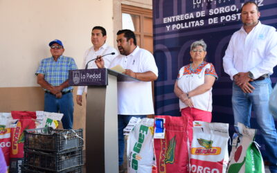 ENTREGAN SUBSIDIOS EN AVES DE POSTURA Y SEMILLAS HÍBRIDAS