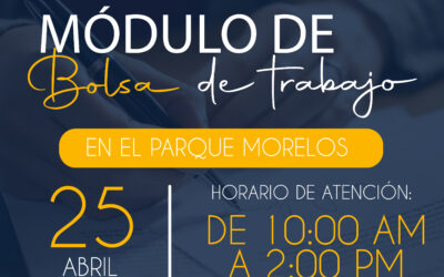 SE INVITA A BUSCADORES DE EMPLEO A MÓDULO ITINERANTE