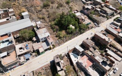 INAUGURA SAMUEL HIDALGO PRIMERA ETAPA DE LA CALLE FRANCISCO MONTEJANO