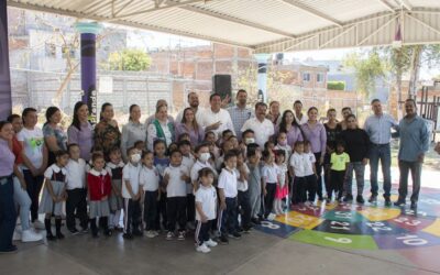 INICIAN TRABAJOS DE CONSTRUCCIÓN DE MURO PERIMETRAL EN PREESCOLAR