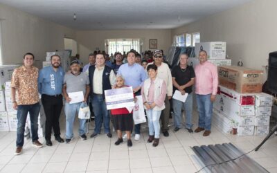 HAY CONTINUIDAD CON LA ENTREGA DE MATERIALES PARA EL MEJORAMIENTO DE VIVIENDAS