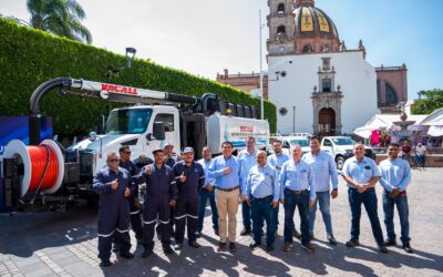 SAPAS LA PIEDAD CON UN NUEVO VEHÍCULO DE DESAZOLVE