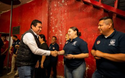 SAMUEL HIDALGO ARRANCA LA REMODELACIÓN DEL CUARTEL DE BOMBEROS MUNICIPALES 